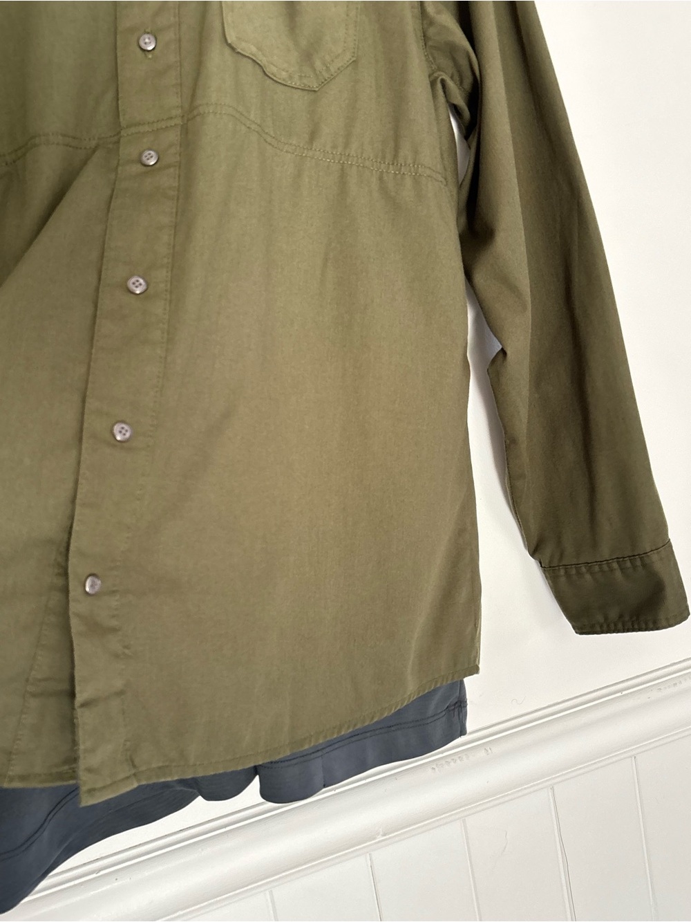 Vertx Men's Tactical Button Up Shirt Green Layered Outdoor Guardian Size XL *b70 - Picture 6 of 16